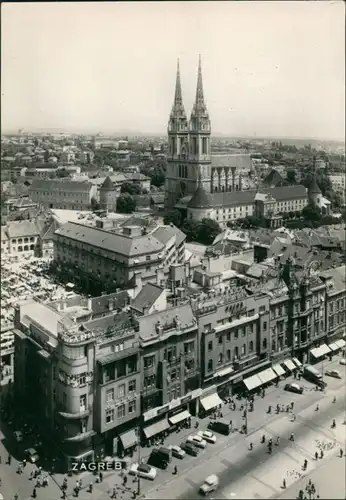 Postcard Zagreb Panorama 1965