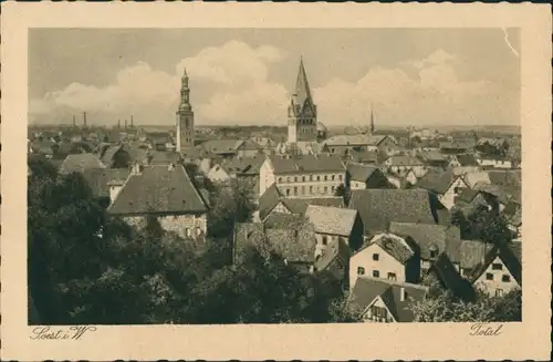 Ansichtskarte Soest Totale 1928