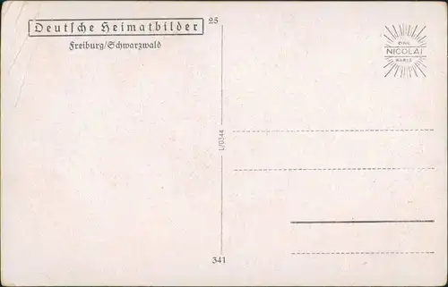 Ansichtskarte Freiburg im Breisgau Theater 1929