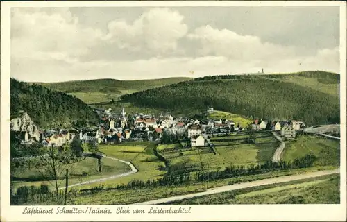 Ansichtskarte Schmitten (Hochtaunus) Blick auf die Stadt 1935