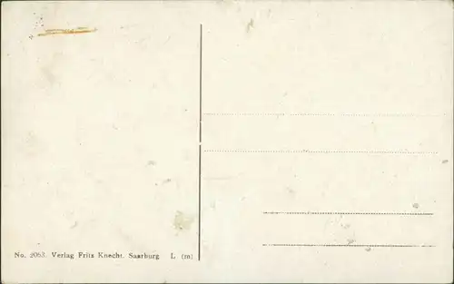 CPA Abreschviller Alberschweiler Straßenpartie 1917 