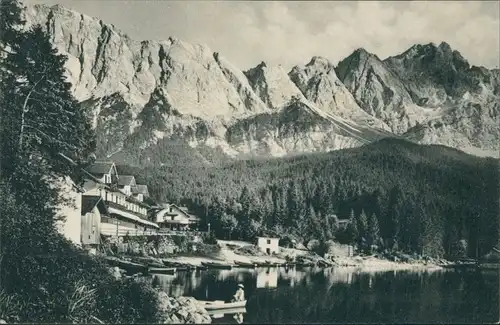 Ansichtskarte Garmisch-Partenkirchen Eibsee - Gasthaus 1913