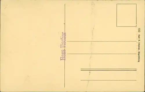 Ansichtskarte Magdeburg Altes Haus i.d. Kreuzgangstrasse 1922