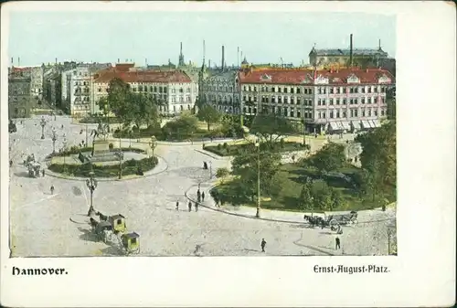 Ansichtskarte Hannover Ernst August Platz 1909 