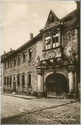 Ansichtskarte Alsfeld Partie am Rathaus 1928
