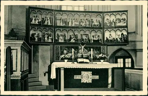 Ansichtskarte Hankensbüttel Altar - Kirche 1964 