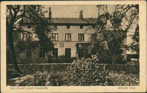 Ansichtskarte Hamburg Rauhes Haus - Weisses Haus 1915