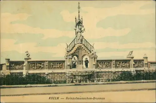 Ansichtskarte Köln Heinzelmännchenbrunnen 1910