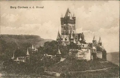 Ansichtskarte Cochem Kochem Reichsburg Cochem 1925