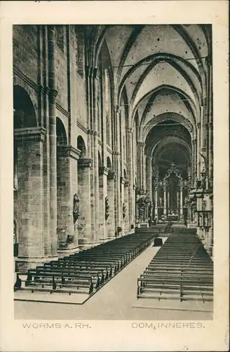 Ansichtskarte Worms Dom St. Peter 1915