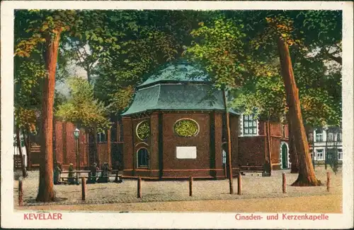 Ansichtskarte Kevelaer Gnaden- und Kerzenkapelle 1918