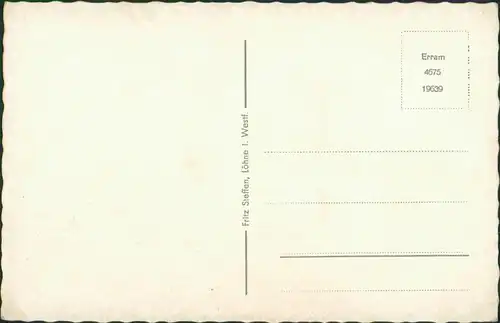 Ansichtskarte Löhne Partie an der Volkshochschule 1934