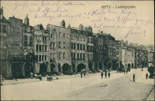 CPA Metz Ludwigsplatz 1915