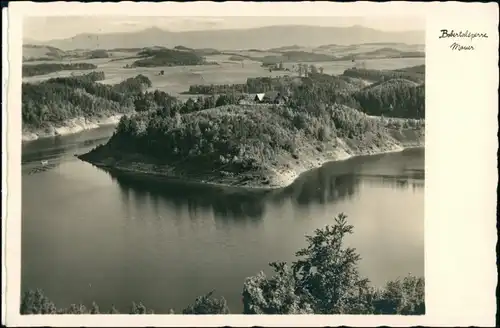Postcard Mauer Pilchowice Bobertalsperre/Jezioro Pilchowickie 1934