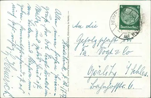 Postcard Ostseebad Heidebrink Międzywodzie Strand 1934