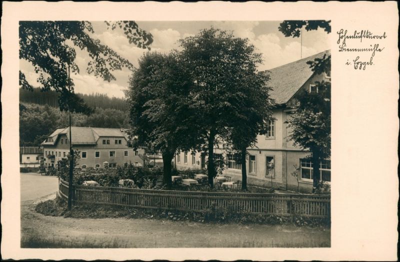 Ansichtskarte RechenbergBienenmühle Gasthof Näser