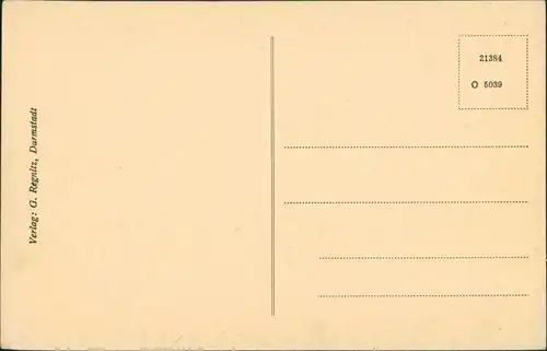 Ansichtskarte Steinbach-Michelstadt Schloss Fürstenau 1914