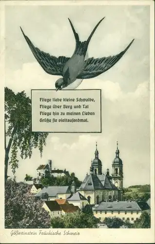 Ansichtskarte Gößweinstein Stadt, Schwalbe 1932