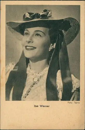 Ansichtskarte  Film/Fernsehen/Theater - Schauspieler - UFA Ilse Werner 1956