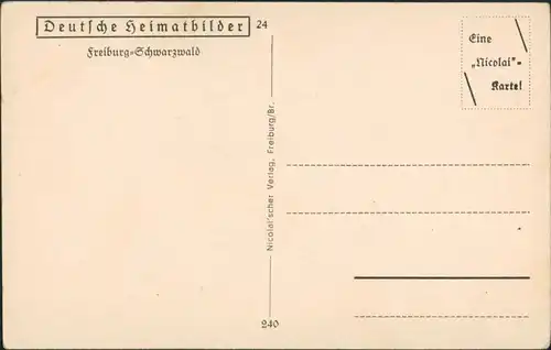 Ansichtskarte Freiburg im Breisgau Martinstor, Geschäfte 1928