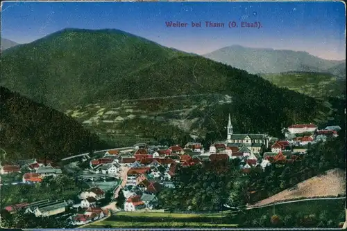 CPA Weißenburg (Elsaß) Wissembourg Stadt 1915