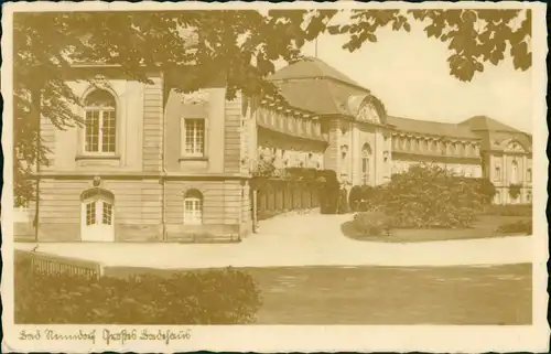 Ansichtskarte Bad Nenndorf Partie an den Anlagen 1935