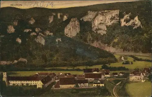 Ansichtskarte Beuron Totale 1921