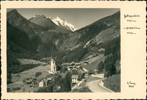 Ansichtskarte Heiligenblut am Großglockner Blick auf die Stadt 1931