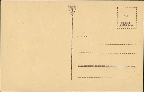 Ansichtskarte Zinnwald-Georgenfeld-Altenberg (Erzgebirge) Stadtpartie 1956