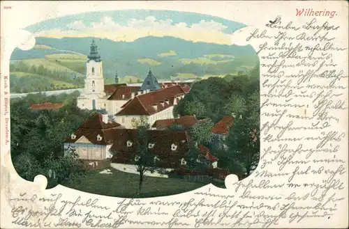Ansichtskarte Wilhering Kloster 1900