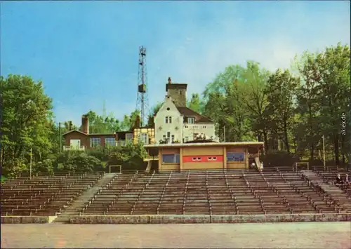 Ansichtskarte Aue (Erzgebirge) Freilichtbühne 1974