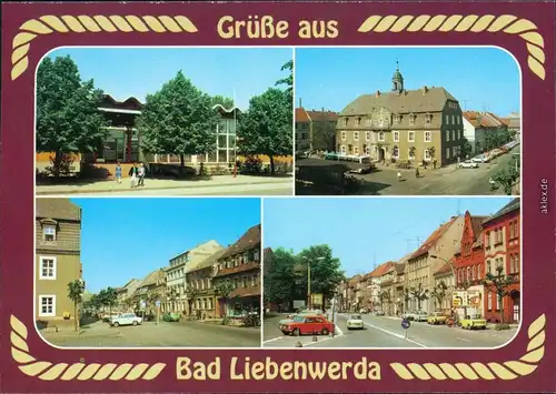 Bad Liebenwerda Schwimmhalle, Rathaus, Breitenstraße, Maxim-Gorki-Platz 1995
