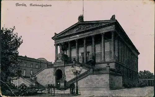 Ansichtskarte Berlin Nationalgalerie 1918