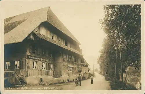 Ansichtskarte Kirchzarten Gasthaus zum Himmelreich 1921