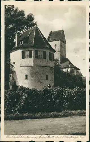 Ansichtskarte Dinkelsbühl Rothenburger Tor 1936