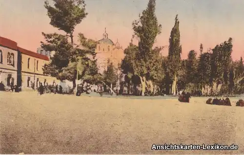 Postcard Jerusalem Jeruschalajim (רושלים) Im inneren der Stadt 1917