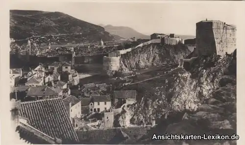 Postcard Ragusa Dubrovnik Totalansicht - Foto AK 1930