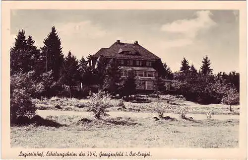 Zinnwald-Georgenfeld-Altenberg (Erzgebirge) Lugsteinhof, Erholungsheim der SV.K 1964