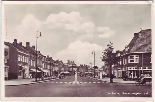 Postkaart Enschede Enschede (Eanske) Haaksbergerstraße 1956