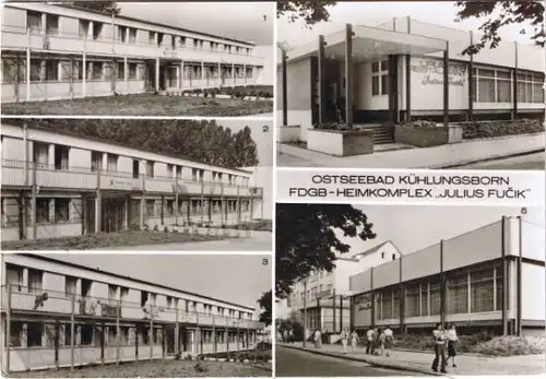 Ansichtskarte Kühlungsborn Mehrbild - Ferienheime 1984