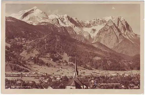 Ansichtskarte Garmisch-Partenkirchen Partenkirchen 1939