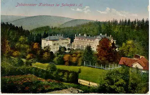 Clausthal-Zellerfeld Johanneser Kurhaus bei Zellerfeld i. H. 1922