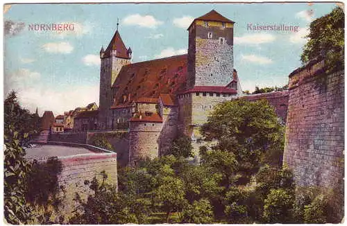 Ansichtskarte Nürnberg Kaiserstallung 