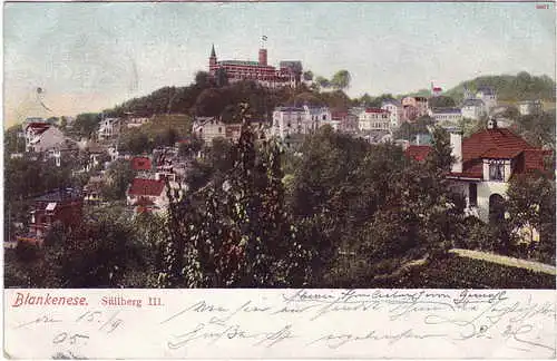 Ansichtskarte Blankenese-Hamburg Süllberg III. 1904