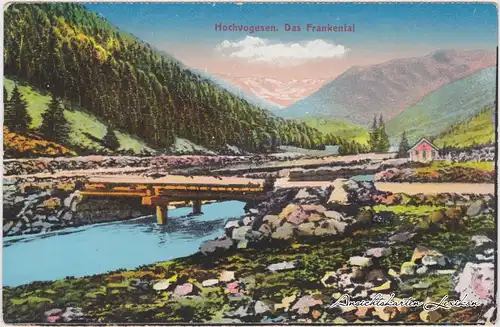 CPA .Frankreich Hochvogesen. Das Frankental 