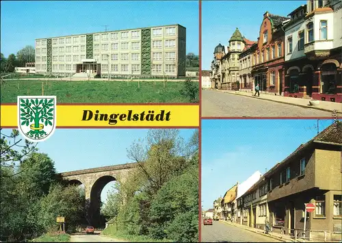 Dingelstädt Makarenko-Oberschule, Geschwister-Scholl-Straße (2), Viadukt 1990