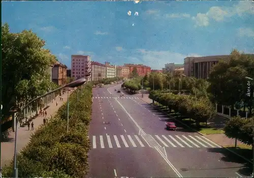 Minsk Мiнск, Мeнск, Минск, Mińsk, Minskas Ленинский проспект/Lenin Prospekt 1972