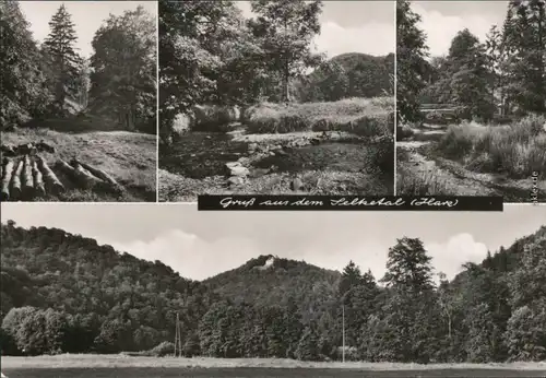 Ansichtskarte Deutschland Harz (Mittelgebirge) - Wald, Bachlauf, Panorama 1973