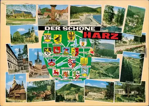 Deutschland Harz: Goslar, Okertal, Bad Harzburg, Herzberg, Braunlage, Brocken 1971