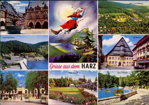 Deutschland Harz - Goslar, Okertalsperre, Osterode, Bad Harzburg, Braunlage 1973
